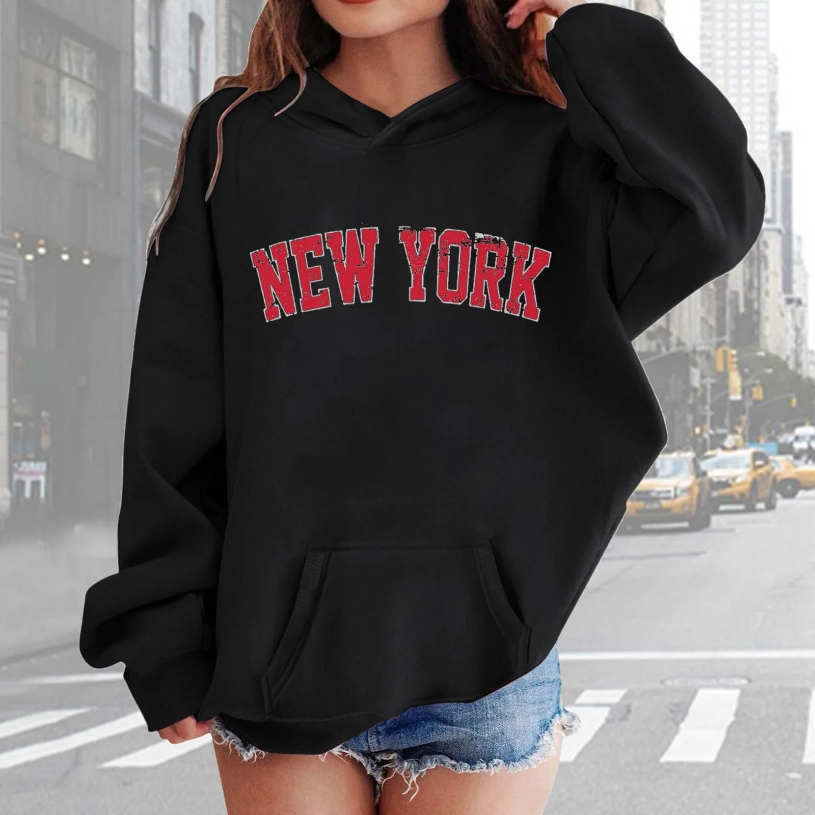 Детский Худи с Капюшоном, Карманами, Мешковатый, Спортивный, на Молнии, Oversized для Подростков, Осенний Теплый Свитшот с Капюшоном на Молнии, фото №3