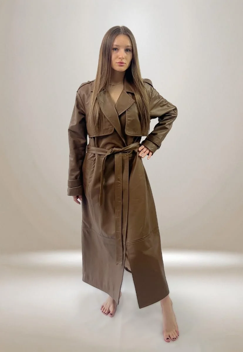 Кожаное пальто Hollert Runa Женское, фото №3 Кожаное пальто Hollert Runa Женское, фото №3