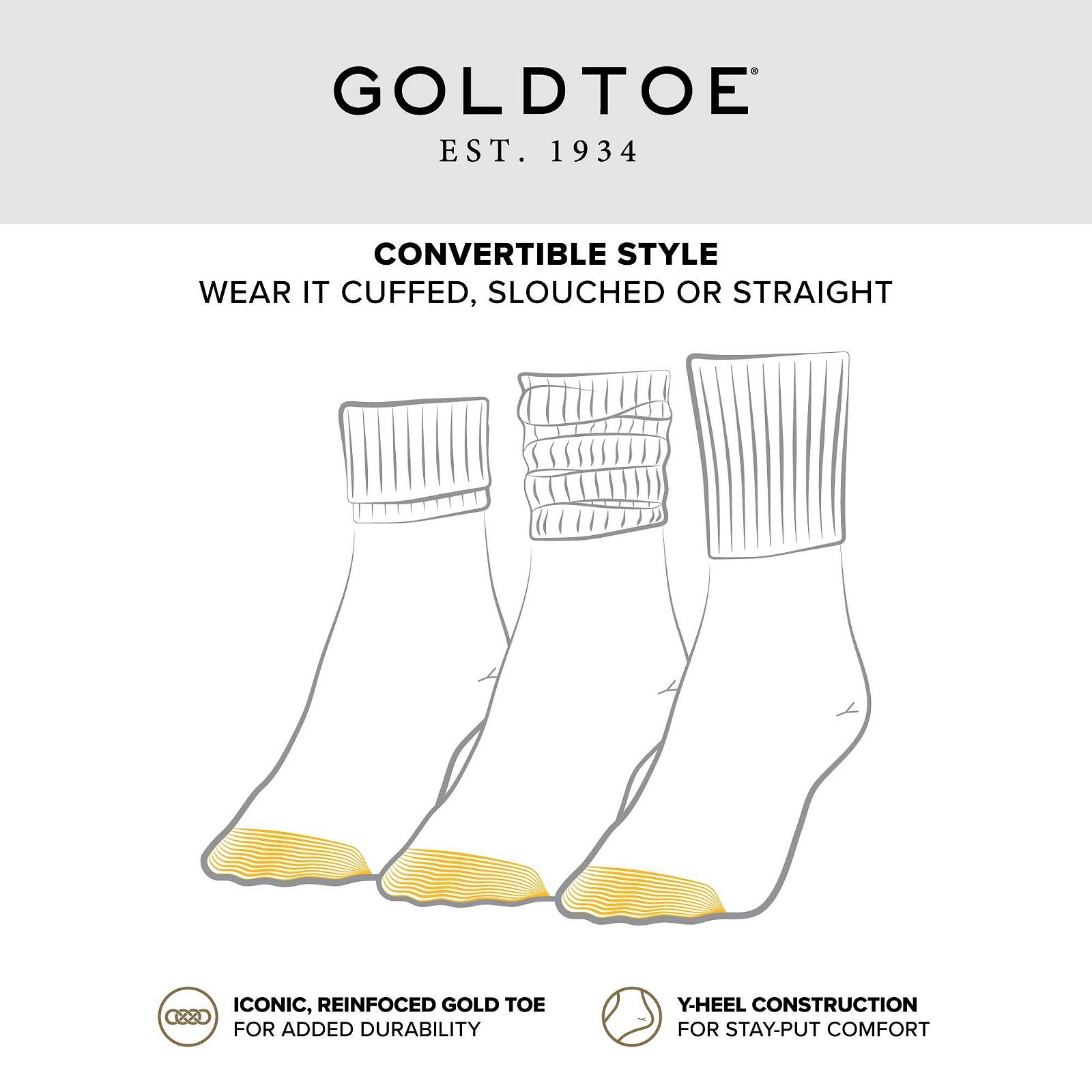 Шкарпетки Gold Toe Classic Swivel Cuff (6 пар), фото №5
