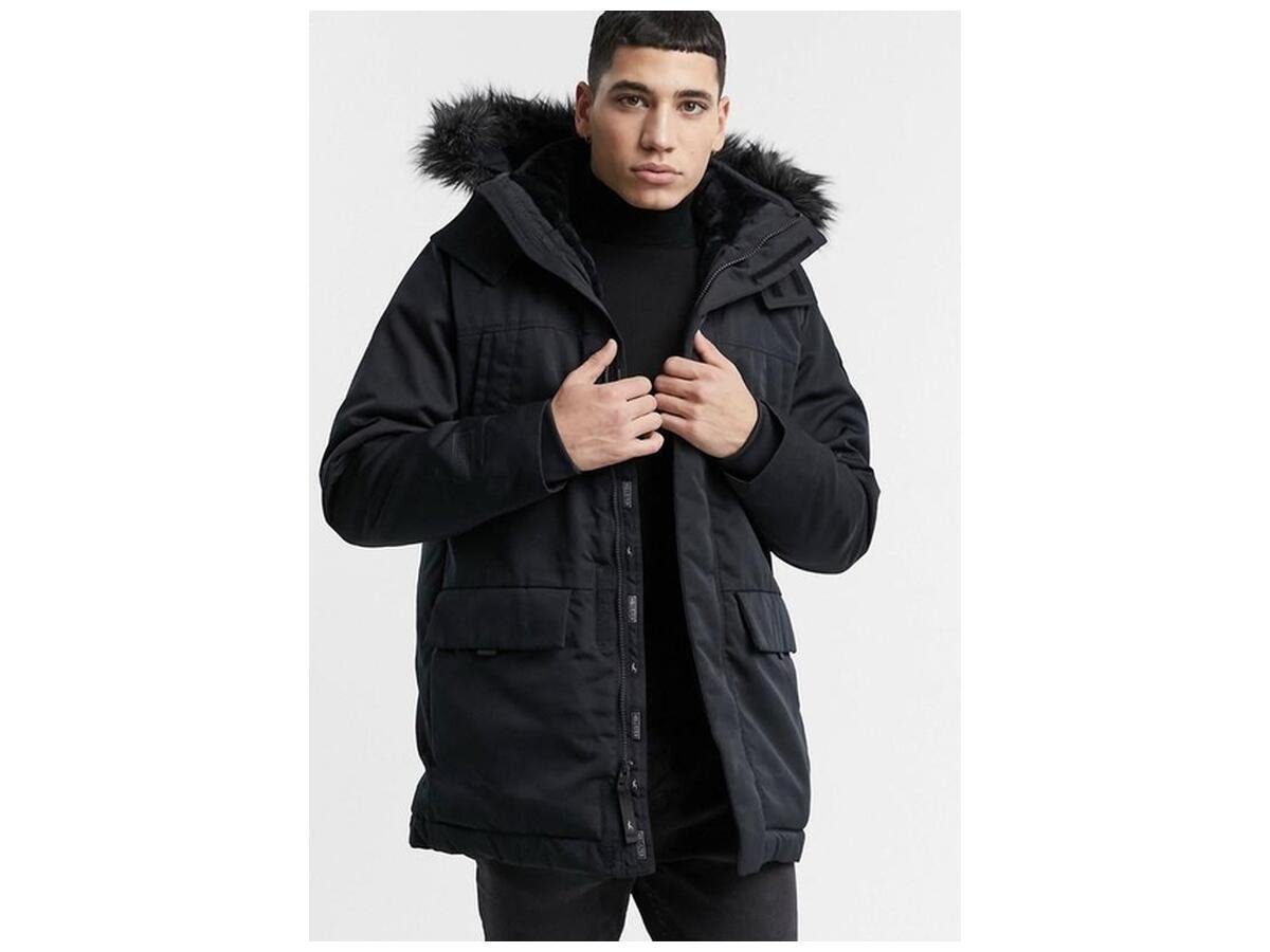 Парка Hollister Faux Fur Lined Parka M, фото №2