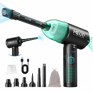 Подвидувка и пылесос 2 в 1 MECO ELEVERDE 90000 об/мин 12 кПа 3 скорости Type-C - Фото 1