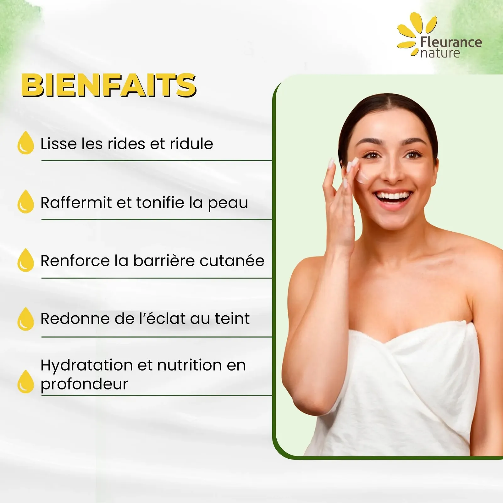 Денний крем FLEURANCE NATURE Elixir Royal проти зморшок з маточним молочком та гіалуроновою кислотою 50 мл, фото №2