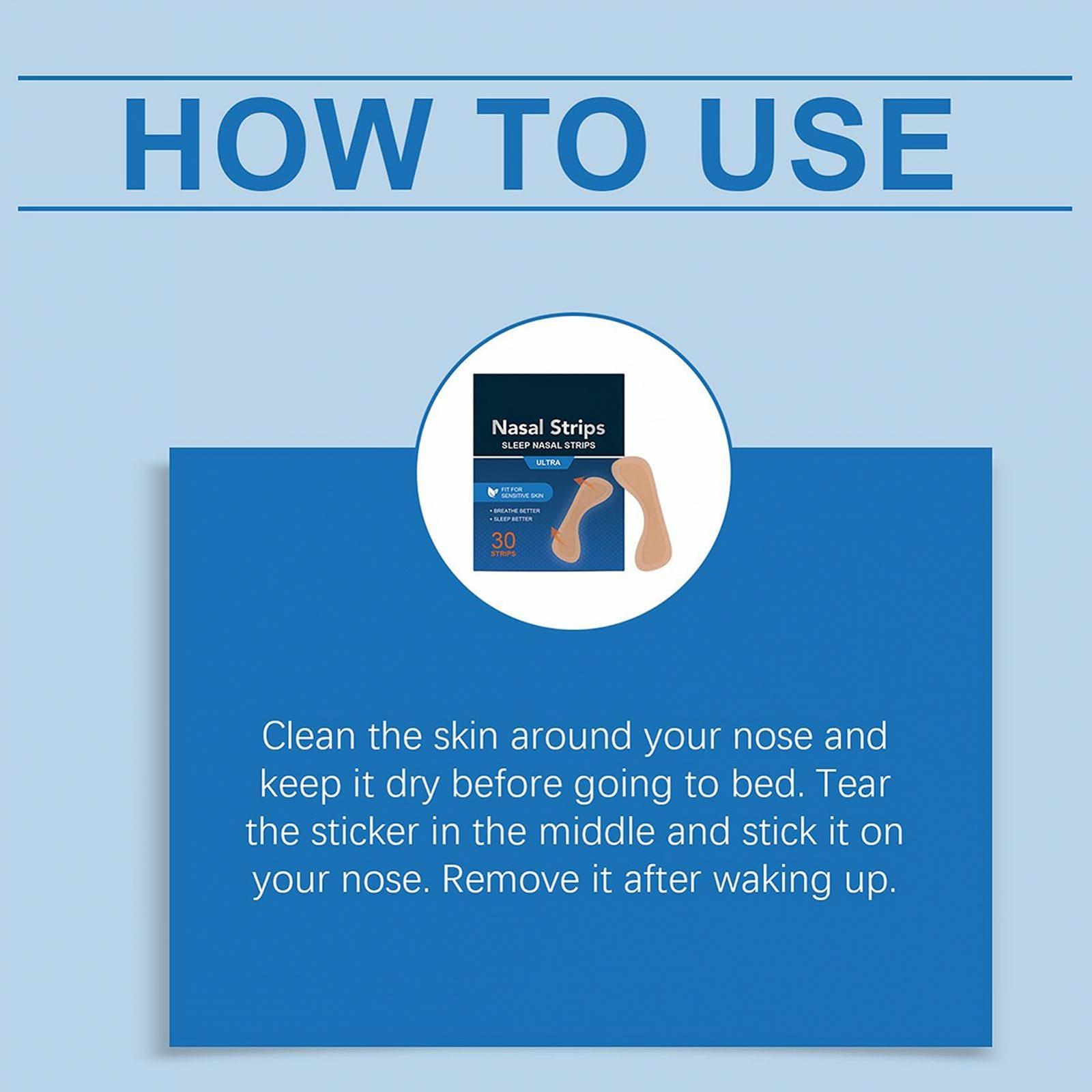 Носовые накладки от храпа 30 респираторных патчей для улучшения сна., фото №7 Носовые накладки от храпа 30 респираторных патчей для улучшения сна., фото №7