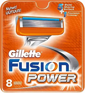 Лезвия для бритья Gillette Fusion Power 8 шт. - Фото 1