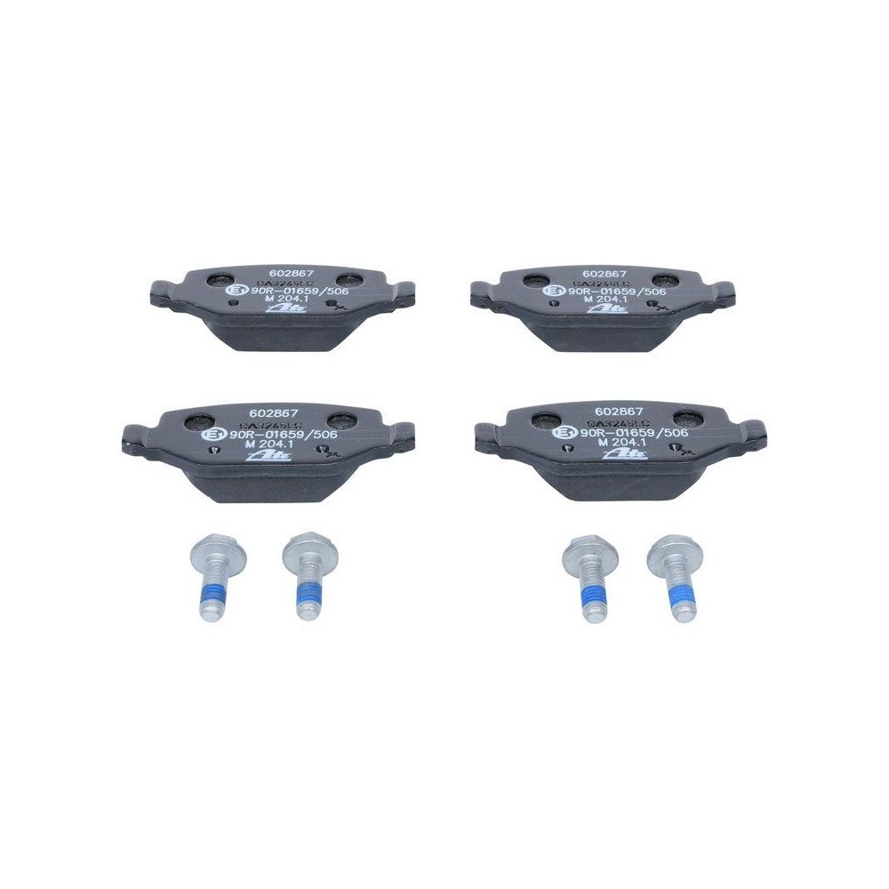 Комплект дискових гальмівних колодок ATE 13.0460-2867.2 для FIAT, задня вісь, фото №1