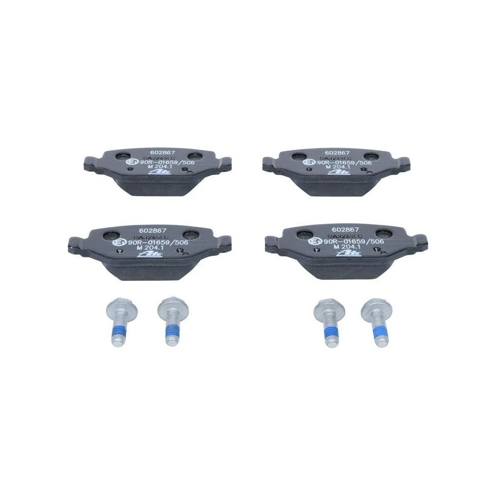 Комплект дисковых тормозных колодок ATE 13.0460-2867.2 для FIAT, задняя ось, фото №1 Комплект дисковых тормозных колодок ATE 13.0460-2867.2 для FIAT, задняя ось, фото №1