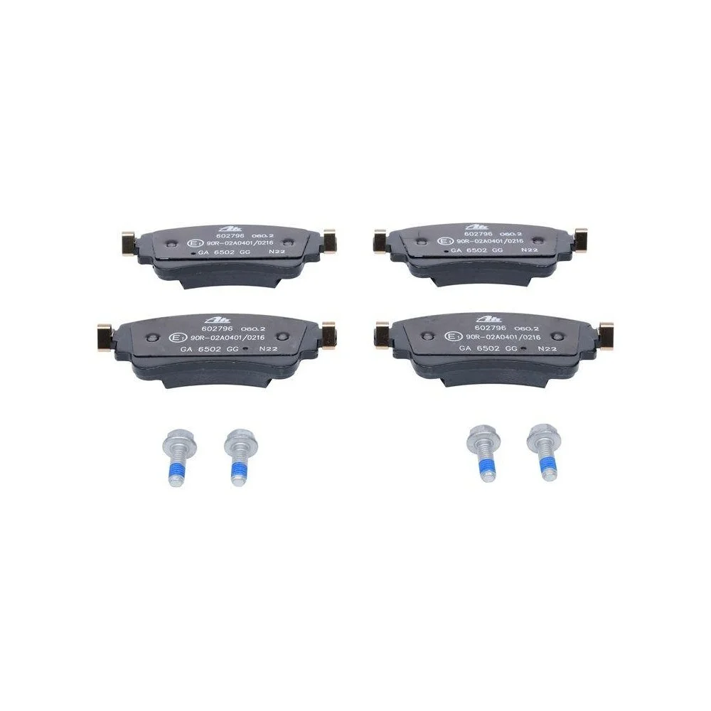 Комплект тормозных колодок ATE 13.0460-2796.2 для VAG задний мост, фото №1