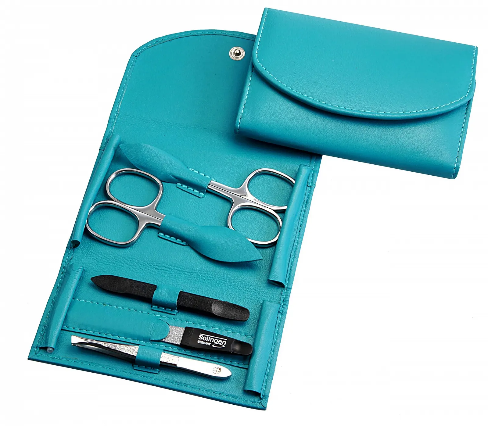 Набір для манікюру 5 предметів (бірюзовий), фото №1 Набір для манікюру 5 предметів (бірюзовий), фото №1