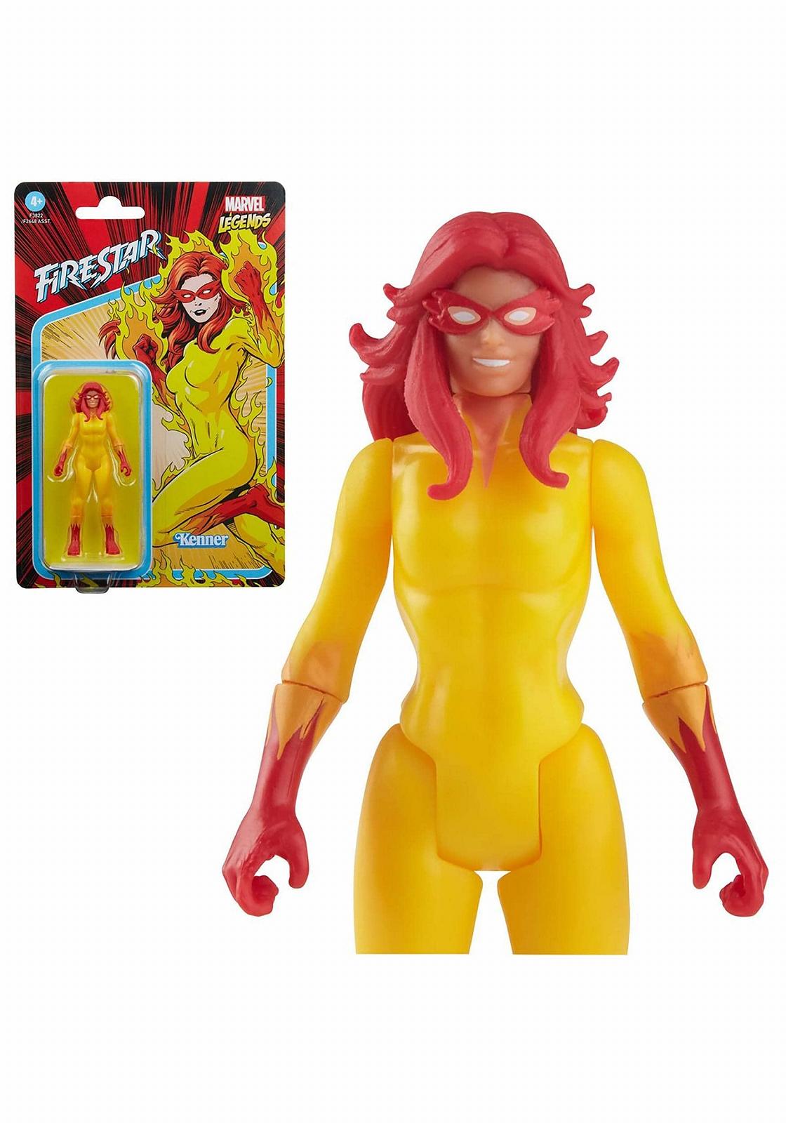Фігурка Marvel Hasbro Legends Series Retro 375 Collection Firestar, 9,5 см, Multi, F3822, фото №2