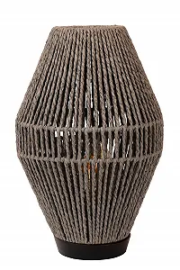 Настільна лампа LUCIDE CORDULLE 1 x E27 Сіра synthetic.ua - Фото 1