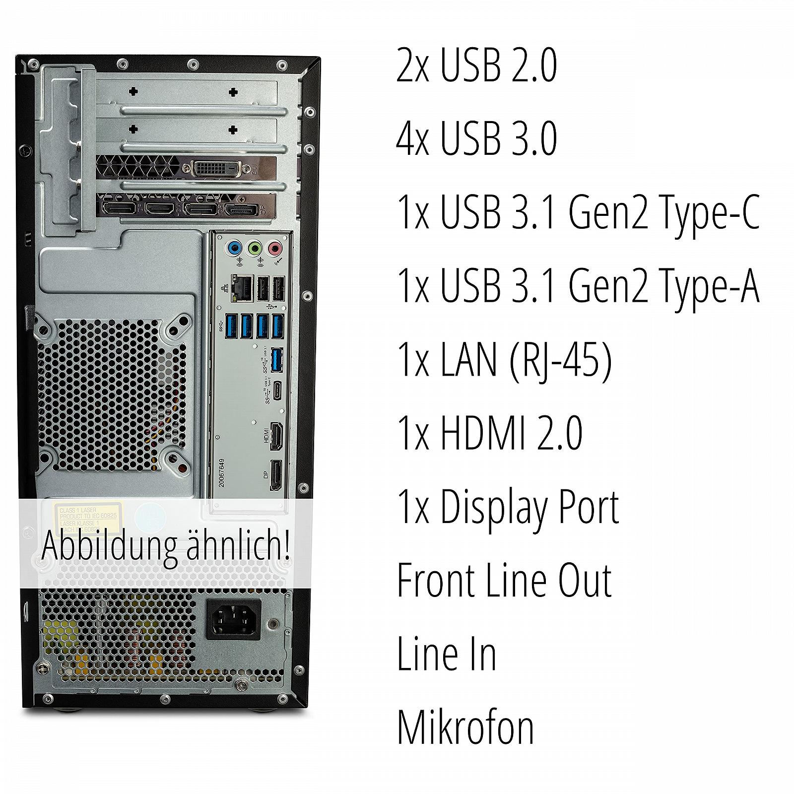 Компьютер MEDION AKOYA E32013 (AMD Ryzen 5 PRO 4650G, 512GB PCIe SSD, 8GB DDR4, Radeon Graphics, Win 10 Home), фото №4