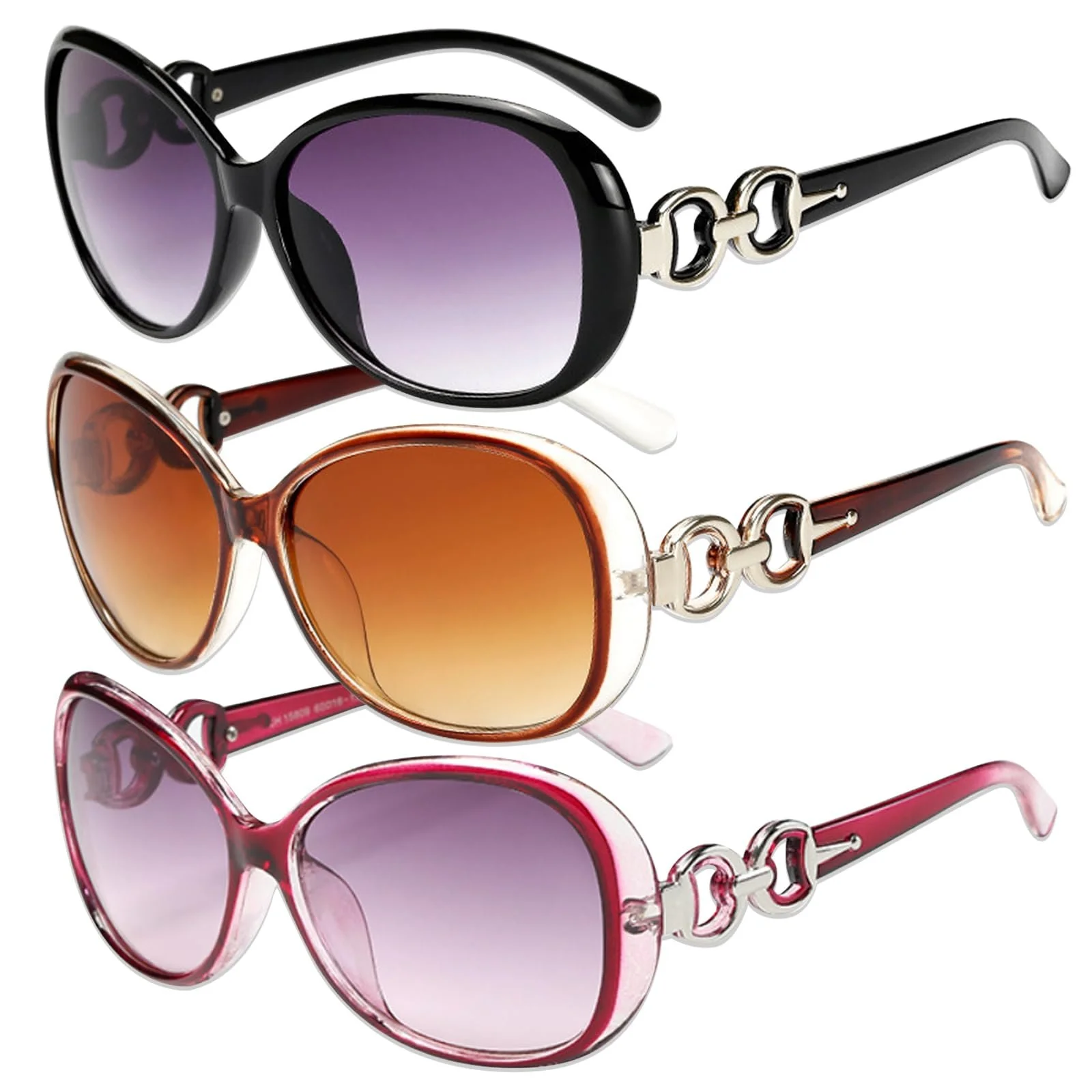 Сонцезахисні окуляри JSTHHTT Жіночі Ретро 3 штуки Різнокольорові, фото №1 Сонцезахисні окуляри JSTHHTT Жіночі Ретро 3 штуки Різнокольорові, фото №1