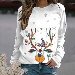 Жіноча Різдвяна Толстовка Різдвяний Пуловер synthetic.ua - Фото 1