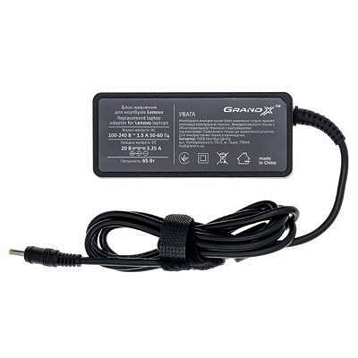 Блок живлення Grand-X для ноутбука Lenovo 20V 3.25A 65W 5.5x2.5mm ACLEL65WS, фото №1