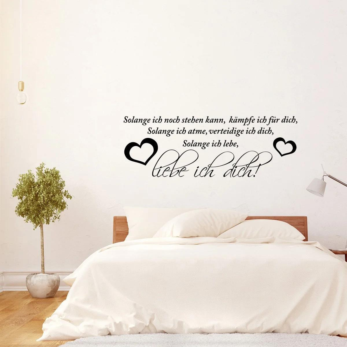 Наклейка на стену Wandkings "Solange ich noch stehen kann..." 120 x 41 см, фото №2