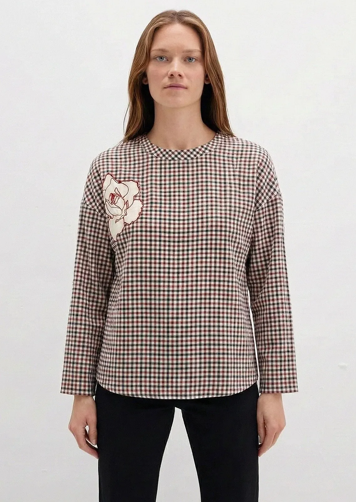 Жіноча блуза MAVI Embroidered Blouse у відтінку Antique White - M, фото №2