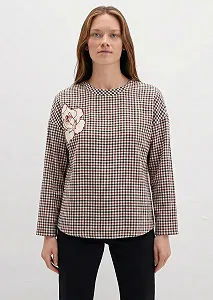 Женская блуза MAVI Embroidered Blouse в оттенке Antique White - S synthetic.ua - Фото 1