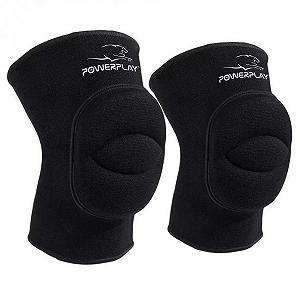 Наколінники PowerPlay PP-8000 Elastic Knee Support пара чорні S synthetic.ua - Фото 1