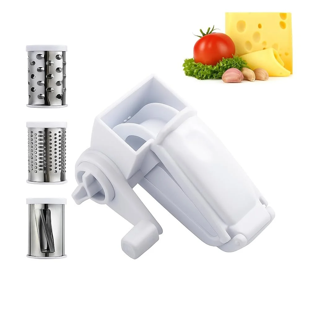 Терка с ручкой из нержавеющей стали для твердого и мягкого сыра, острые лезвия, легко моющаяся, нескользящая ручка, крепкая, фото №1