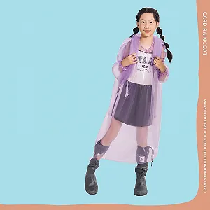 Детское пончо от дождя Унисекс EQWIGKEIT synthetic.ua - Фото 1