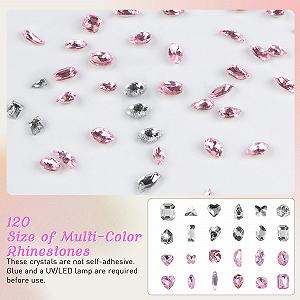 Набір страз для нігтів Generic Sonnorel 2 коробки, професійні набори synthetic.ua - Фото 1