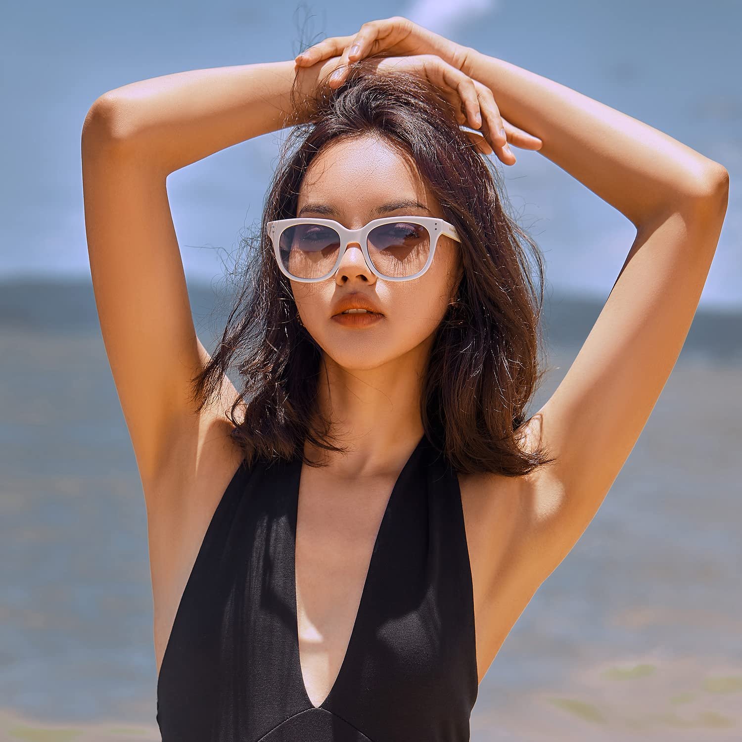 Сонцезахисні окуляри VICTORIA HYDE Жіночі Вінтажні Ретро Прямокутні Поляризовані, фото №4