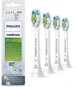 Насадки для зубної щітки Philips Sonicare Optimal White BrushSync, 4 шт., білі - HX6064/12 - Фото 1