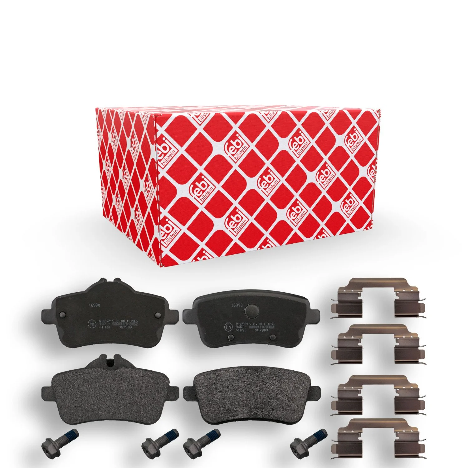 Комплект тормозных колодок, дисковый тормоз FEBI BILSTEIN 16990 для MERCEDES-BENZ, фото №1