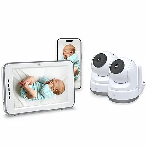 Відеоняня ELRO Royale BC4000-2 2 Full HD камери 5" Touchscreen Інтерком - Фото 1