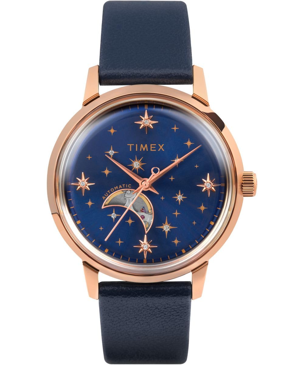 Часы Timex Celestial Автоматические Аналоговые Кожаный Женские, фото №1