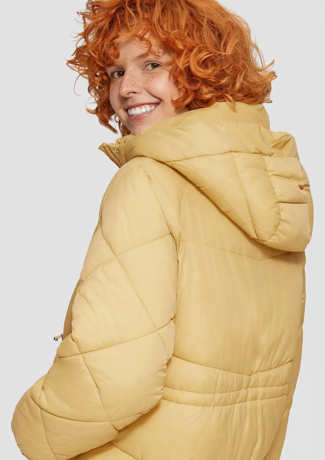 Пальто QS стьобане з капюшоном, фото №2 Пальто QS стьобане з капюшоном, фото №2