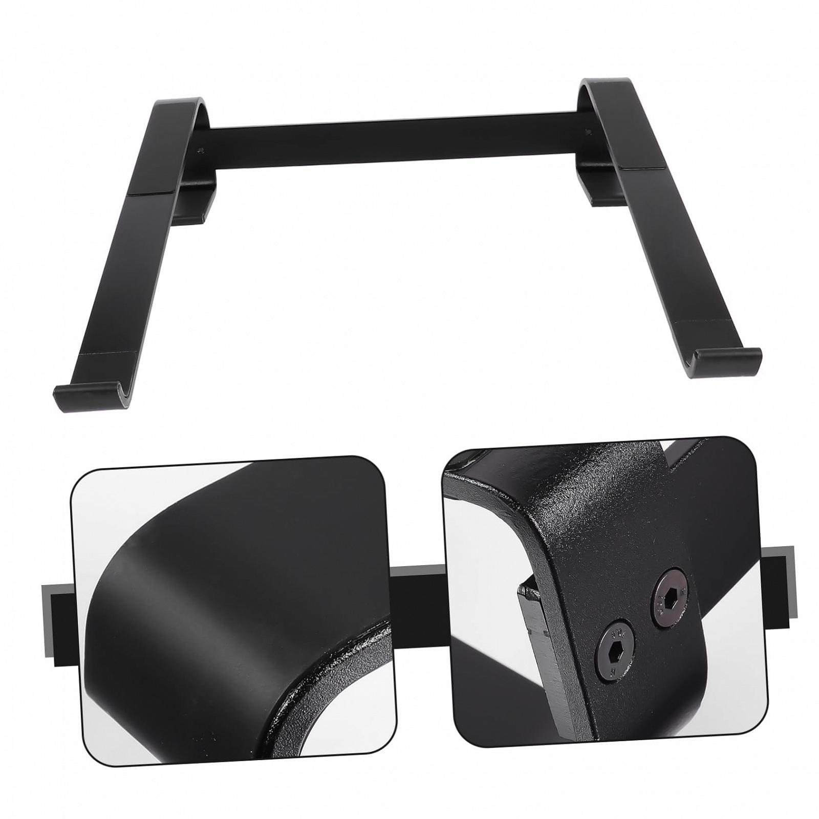 Подставка для ноутбука алюминиевая, эргономичная складная, для стола, прочная портативная, с рассеиванием тепла, черная, фото №8