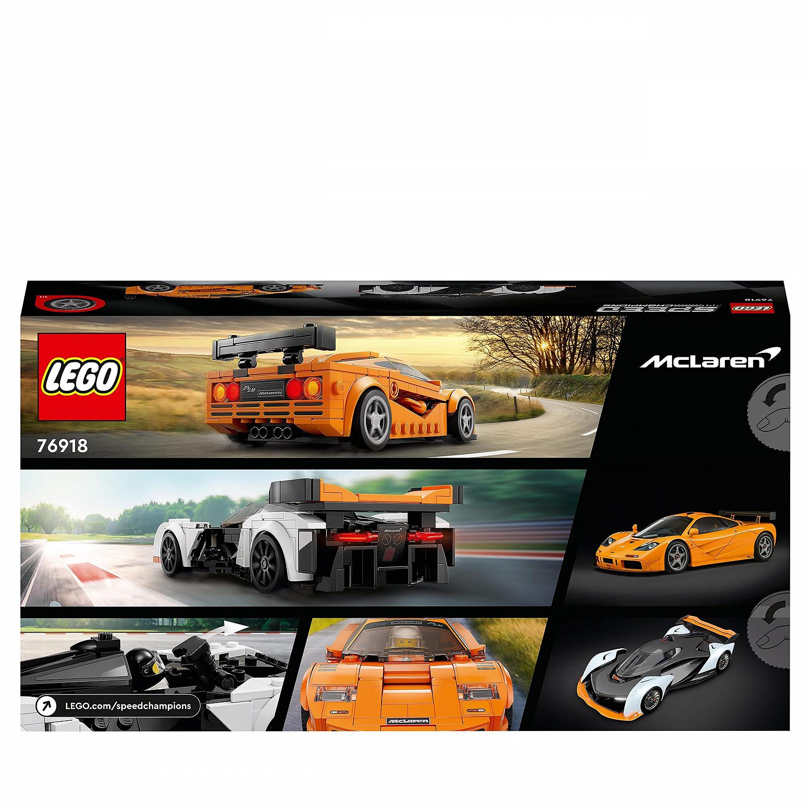 Конструктор LEGO Speed Champions McLaren Solus GT & McLaren F1 LM 76918, фото №8