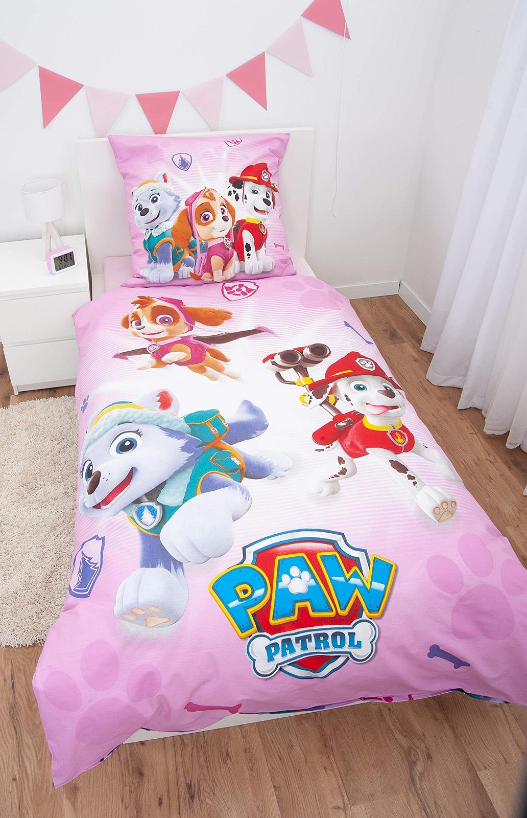 Комплект постільної білизни Herding Paw Patrol, бавовна, різнокольоровий, наволочка 80 x 80 см, підковдра 135 x 200 см, фото №3