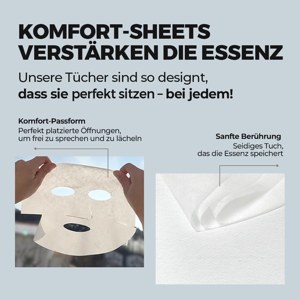 Тканинна маска для обличчя Beaulivery Rice з гіалуроновою кислотою, набір з 10 шт, фото №7