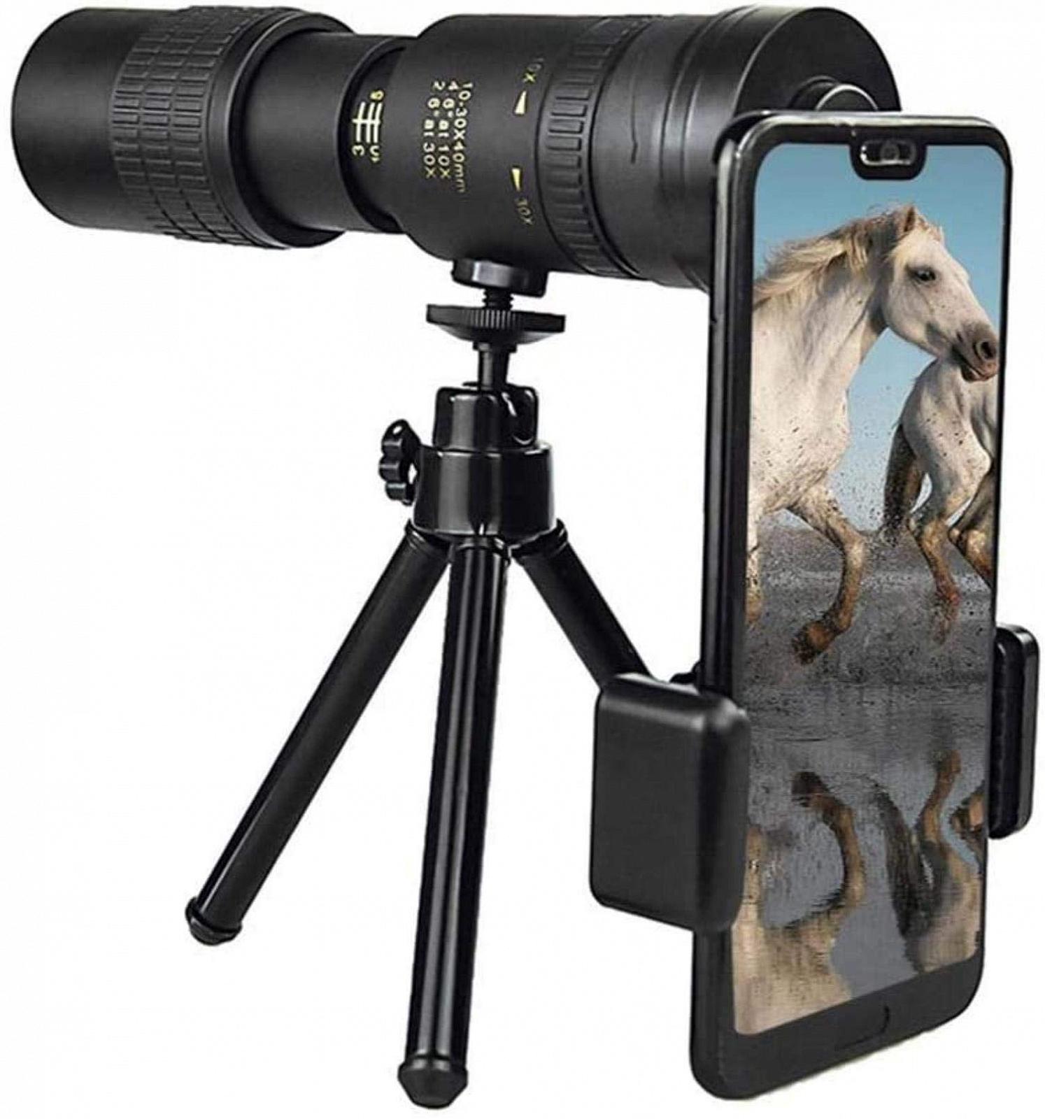 Монокулярний телескоп MRKU Super-Teleobjektiv 4K 10–300 x 40 mm Zoom, фото №1