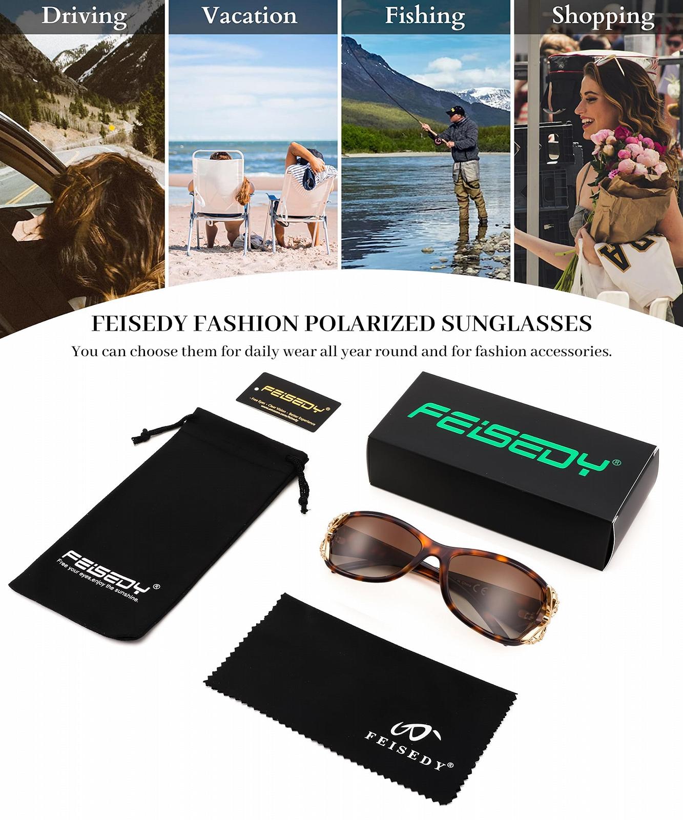 Вінтажні сонцезахисні окуляри Жіночі поляризовані великі облягаючі блискучі, фото №6