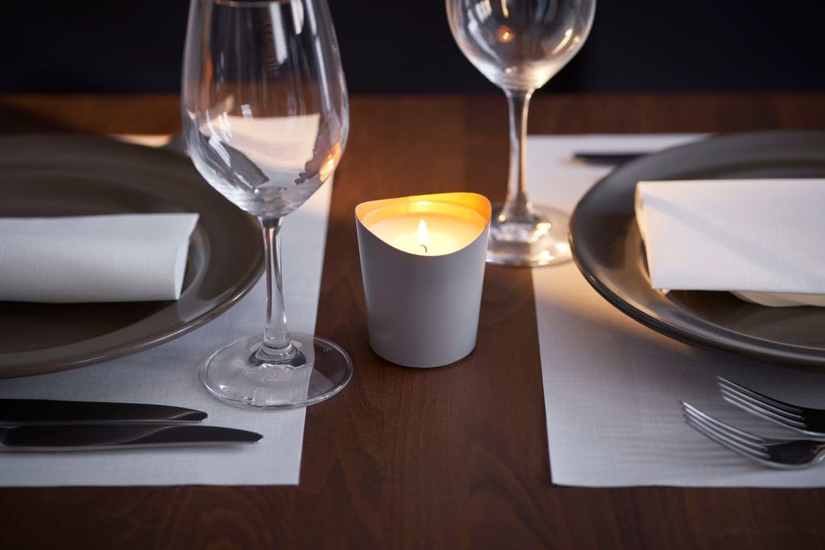 Набір із 6 свічників Ripple 80 x Ø 70 мм Гранітний сірий, фото №2