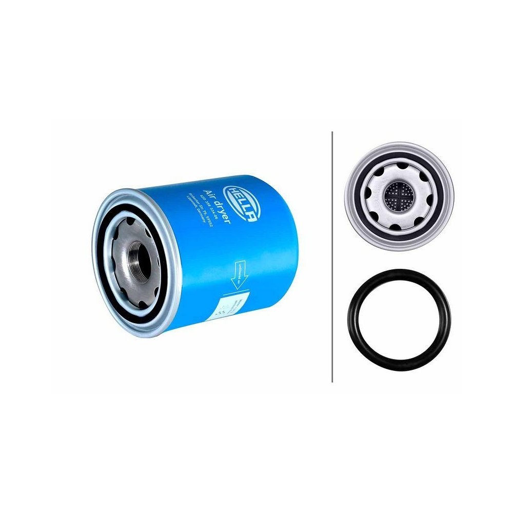 Патрон осушителя воздуха, пневмосистема HELLA 8ZD 358 334-061 VOLVO, фото №1