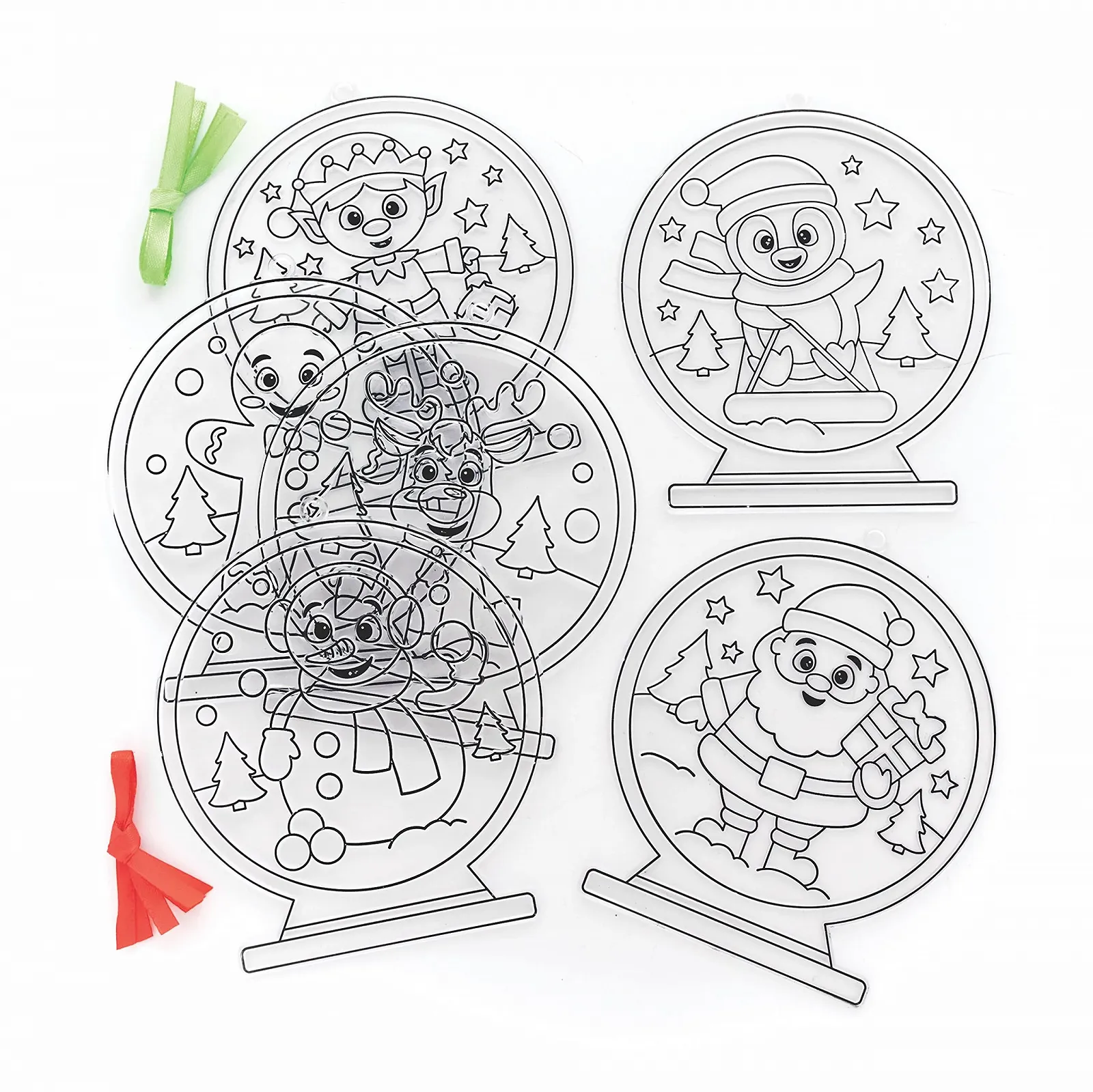 Оконное украшение Baker Ross Серия: Christmas Snow Globe Модель: FC181, фото №2