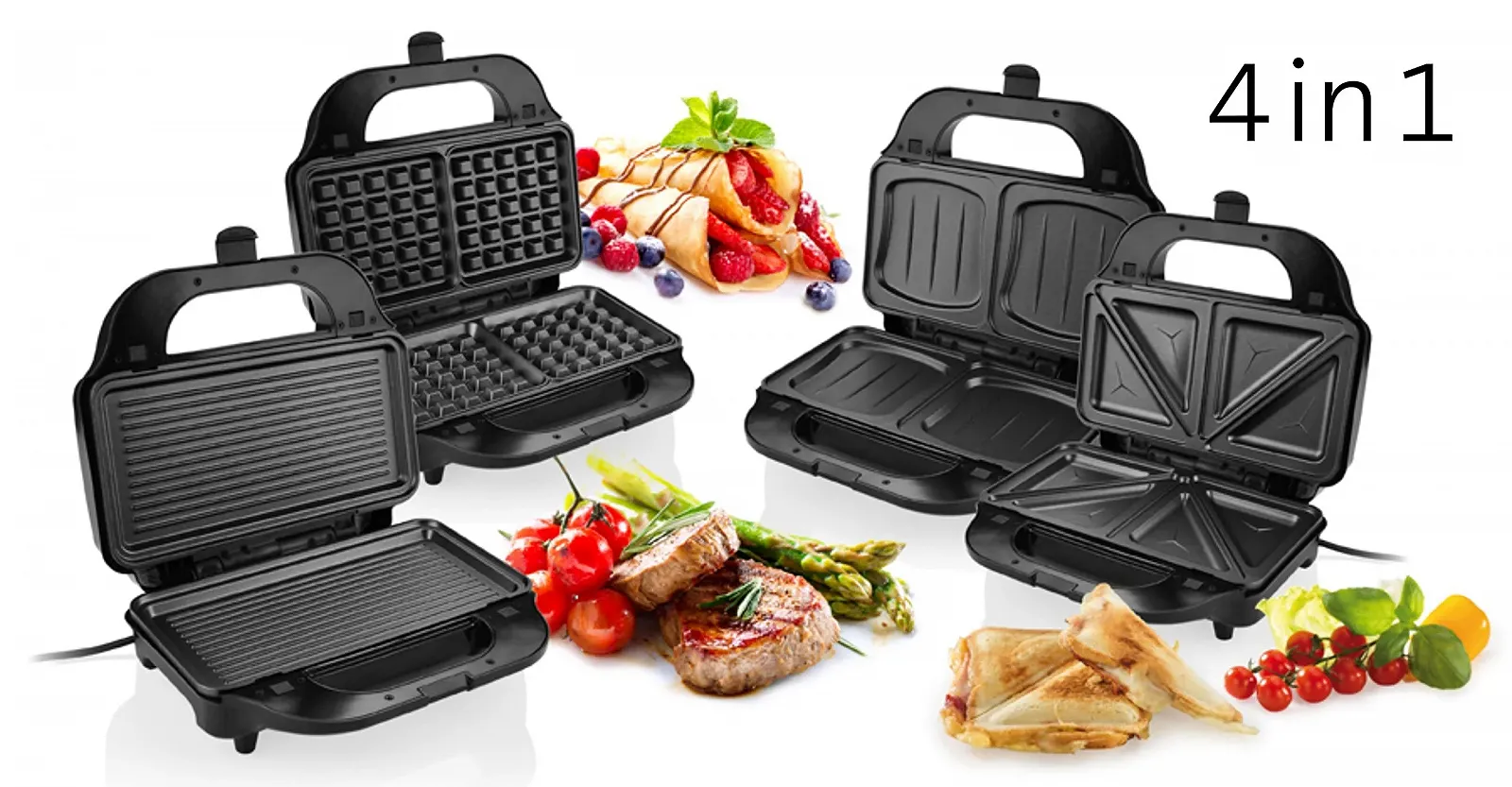 Бутербродница ETA Sorento 4 в 1, 900 Вт, фото №2 Бутербродница ETA Sorento 4 в 1, 900 Вт, фото №2