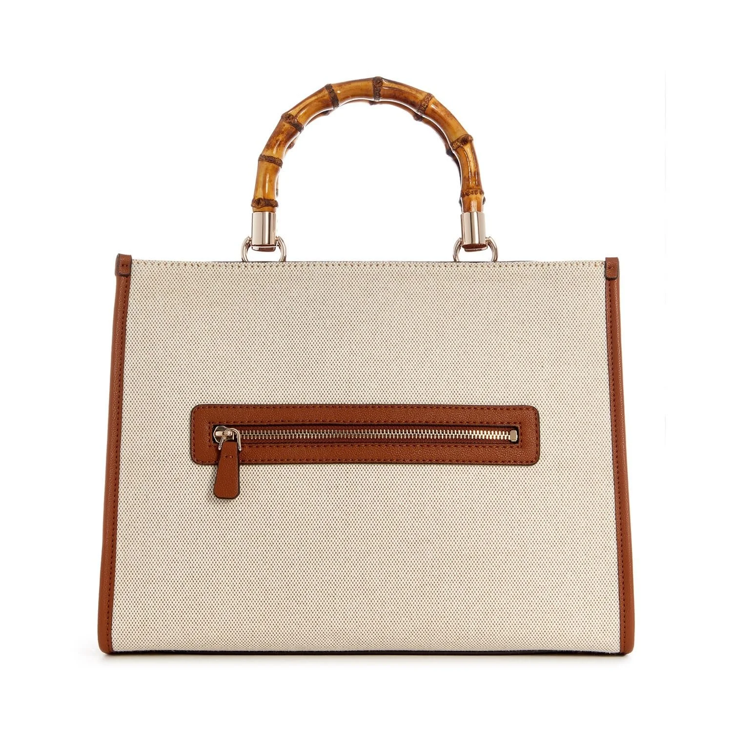 Сумка GUESS Kerima Bamboo 2 Compartment Tote Natural/Latte Logo, фото №3 Сумка GUESS Kerima Bamboo 2 Compartment Tote Natural/Latte Logo, фото №3