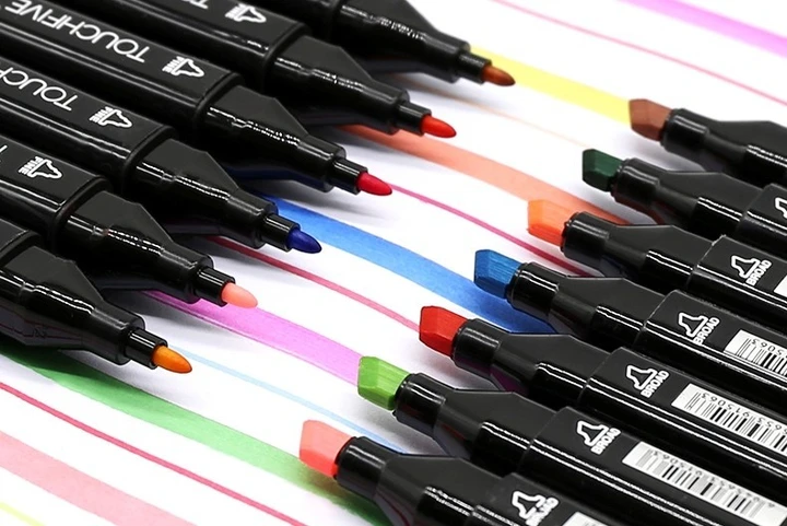 Маркеры TOUCH Sketch Marker Black 80 шт разноцветные сумка, фото №4 Маркеры TOUCH Sketch Marker Black 80 шт разноцветные сумка, фото №4