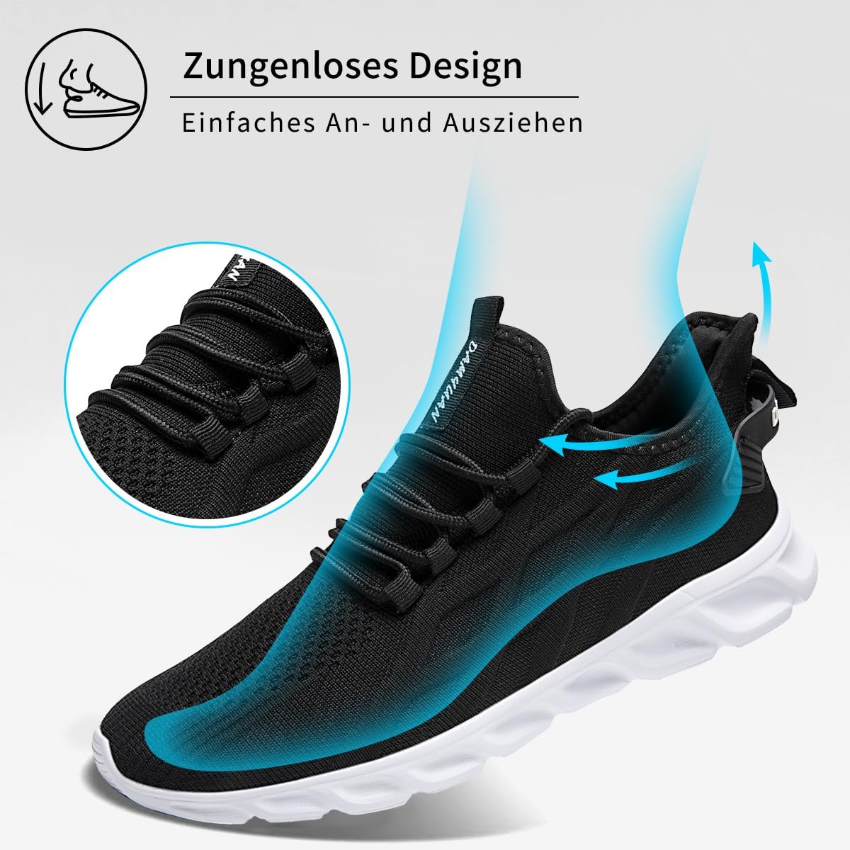 Чоловічі зимові утеплені черевики ZDFQLGV для активного відпочинку Водонепроникні, фото №5