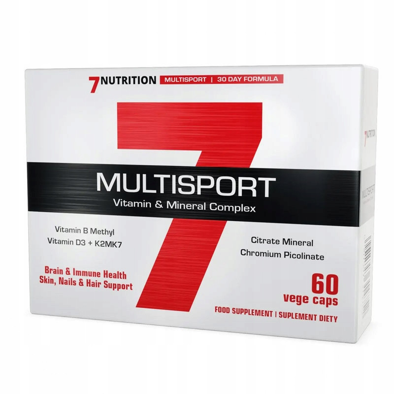 Витаминно-минеральный комплекс 7 Nutrition Multisport Vitamin Mineral Complex 60 caps, фото №1