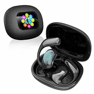 Навушники-перекладачі з сенсорним РК-екраном, AI 144 мовами в реальному часі, бездротові - Фото 1