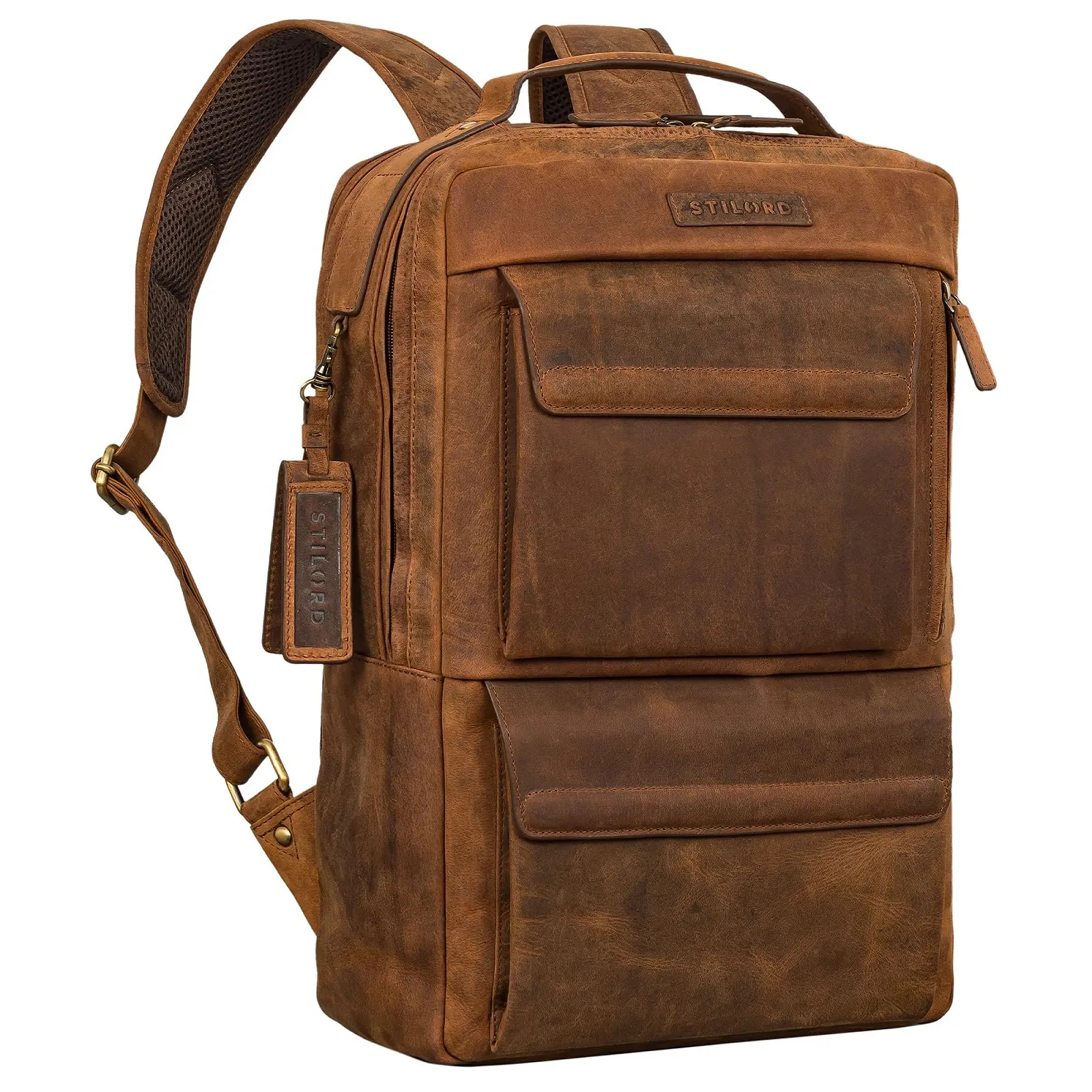Рюкзак для ноутбука STILORD Egon 15 дюймів Шкіряний Avani - Brown, фото №1 Рюкзак для ноутбука STILORD Egon 15 дюймів Шкіряний Avani - Brown, фото №1