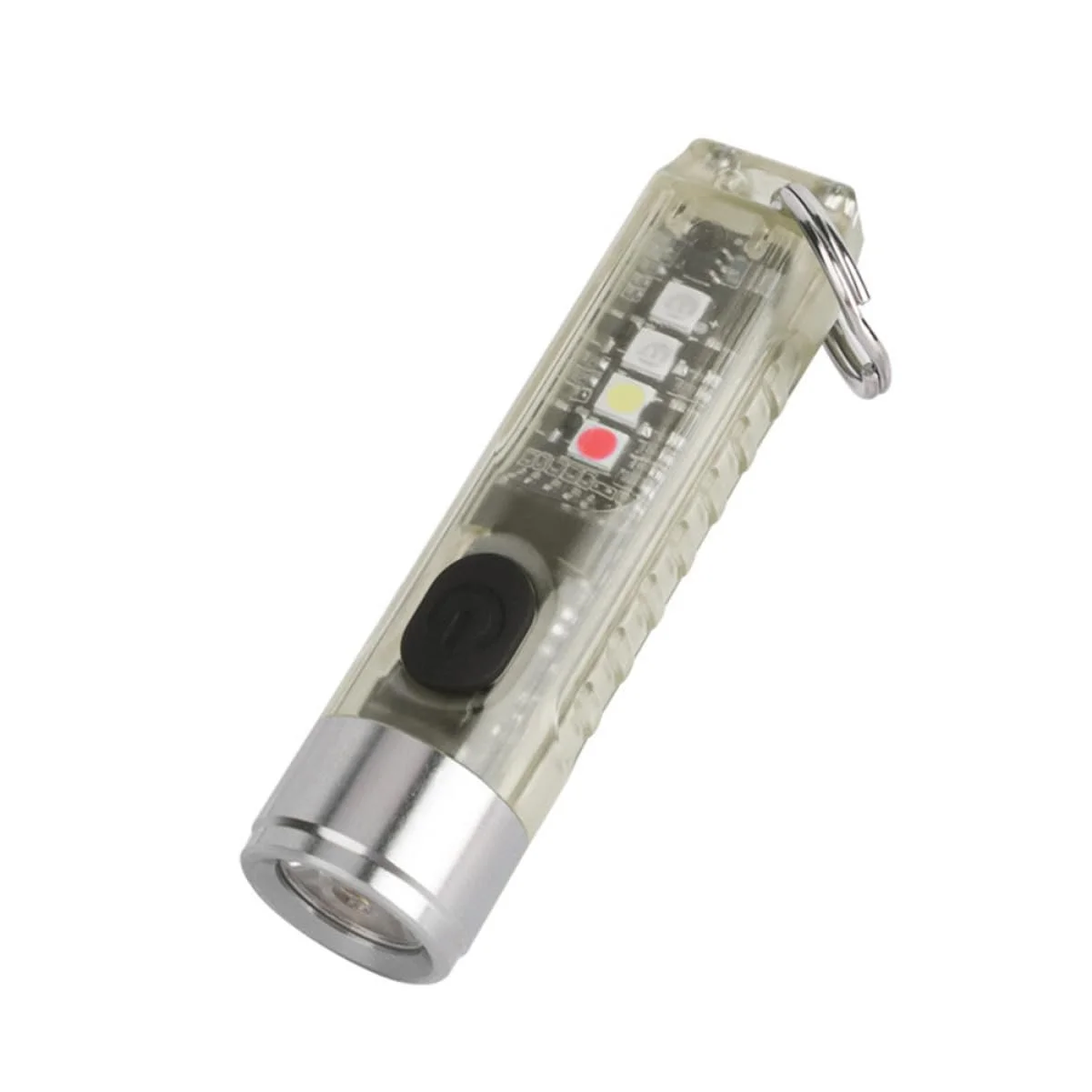 Ліхтарик USB зарядний малий LED брелок портативний для активного відпочинку легкий для кемпінгу та надзвичайних ситуацій, фото №1