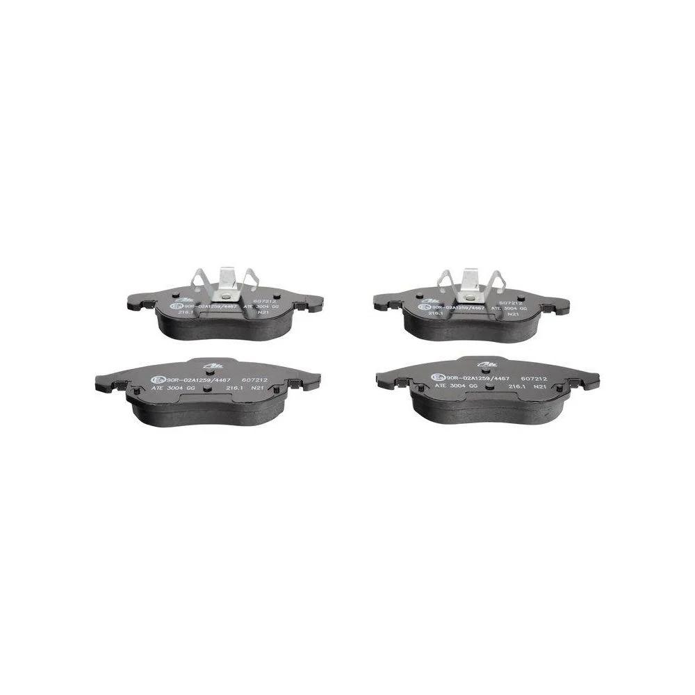 Комплект гальмівних колодок, дискове гальмо ATE 13.0460-7212.2 Передня вісь, фото №1