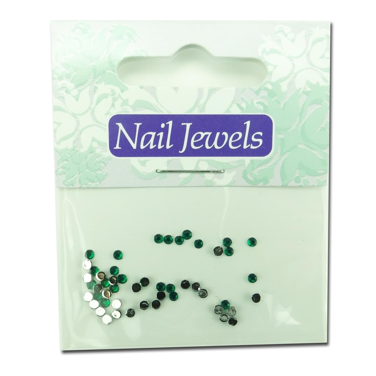 Стрази для нігтів EigenArt Акрилові Смарагдово-зелений, фото №1